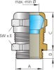 Billede af Forskruning M32x1,5 Blueglobe Multi-indsats MS - KAD 25,0 - 10,0mm