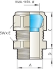 Billede af Forskruning M32x1,5 Blueglobe Multi-indsats PA - KAD 25,0 - 11,0mm