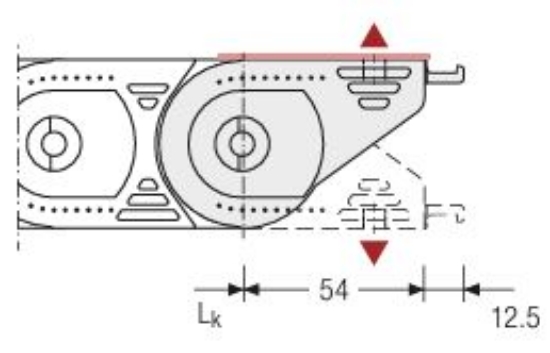 Billede af Endebeslag UA1555 - 125 - Med bolt