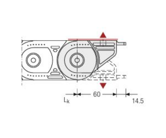 Billede af Endebeslag UA1665 - 100 - Med bolt