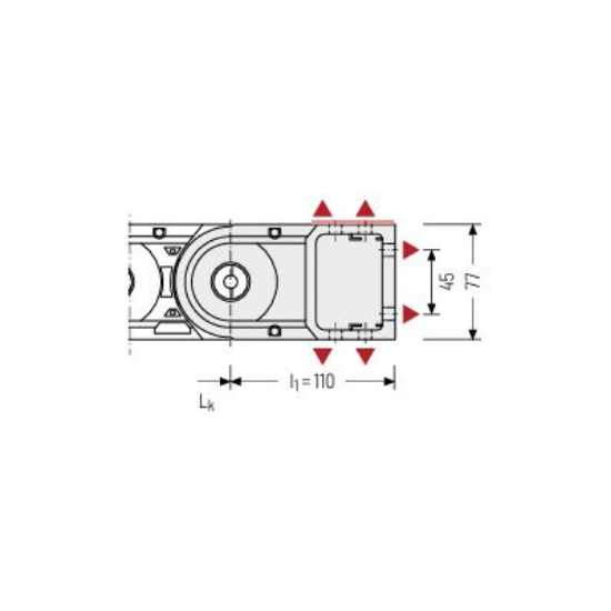 Billede af UA1775.250 Bracket UMB FE