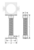 Billede af R100 FJEDER for holder 315mm