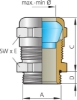 Billede af Forskruning M25x1,5 Blueglobe Multi-indsats MS - KAD 20,0 - 6,0mm