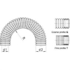 Billede af PIS multilayer flexslange NW12 - grå - T-profil