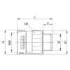 Billede af BLNO-M fitting, M20, NW17, sort